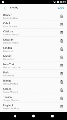Погода В Молдове для Android — скриншот 4
