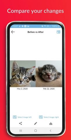 Прогресс фото: До — После для Android — скриншот 2