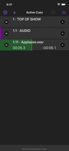 QLab Remote для iOS — скриншот 3