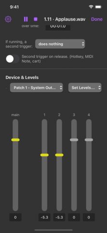 QLab Remote для iOS — скриншот 5