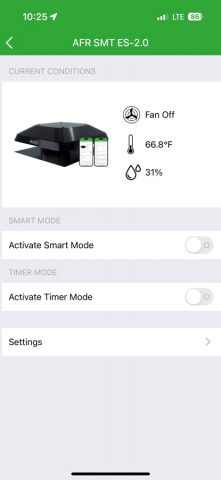 QuietCool Smart Control для iOS — скриншот 2