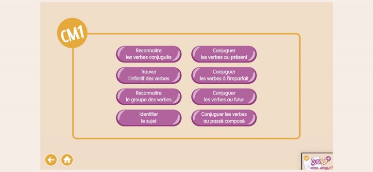 Quizztop Conjugaison для iOS — скриншот 2