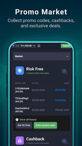 QxBroker — Investing Platform для Android — скриншот 3