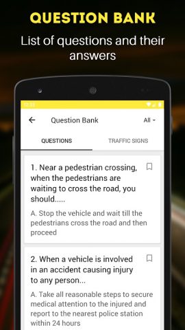RTO Exam: Driving Licence Test для Android — скриншот 2
