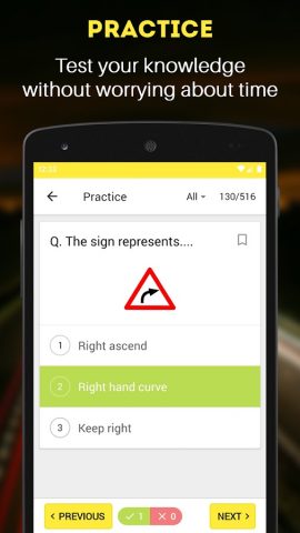 RTO Exam: Driving Licence Test для Android — скриншот 4