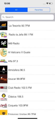 Radio Guatemala для iOS — скриншот 1