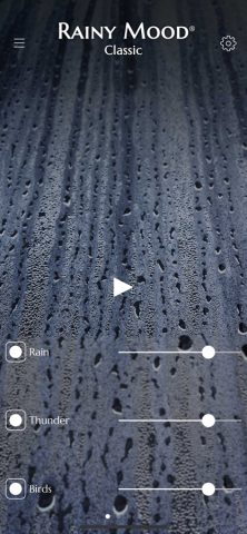 Rainy Mood для iOS — скриншот 1