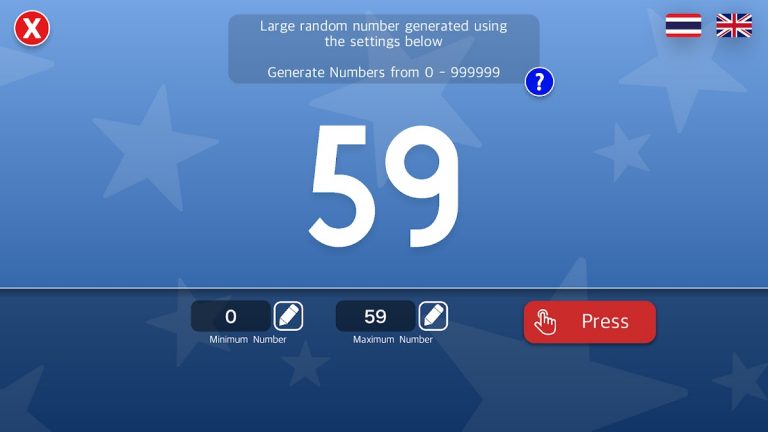 Random Number Suite для Android — скриншот 5