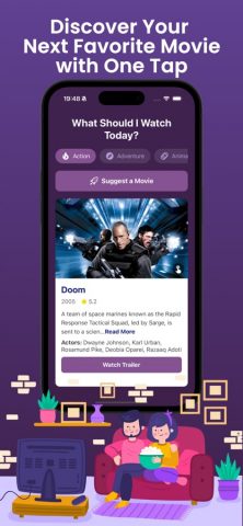 Randomovie: Выбор фильма для iOS — скриншот 2
