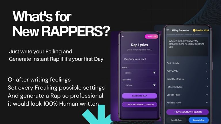 Rap Lyrics Studio Rapper maker для Android — скриншот 2