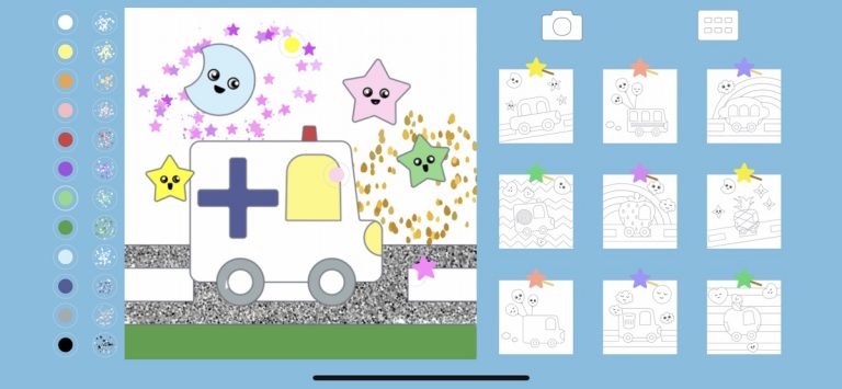 Раскраска Машины Дети для iOS — скриншот 3