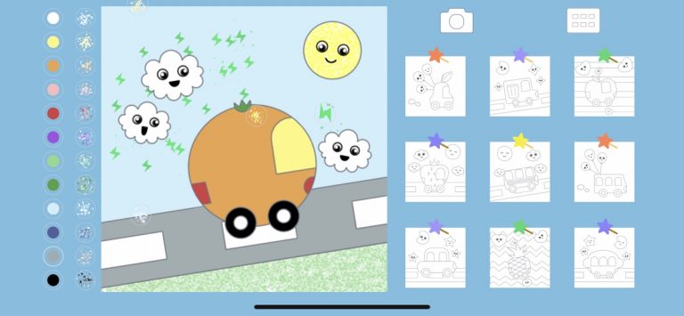 Раскраска Машины Дети для iOS — скриншот 4