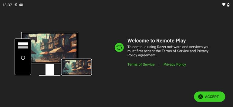 Razer PC Remote Play для Android — скриншот 1