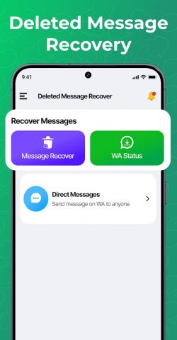 Recover Deleted Messages: WA для Android — скриншот 5