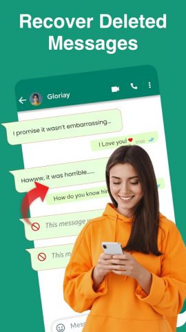Recover Messages, Deleted Chat для Android — скриншот 1
