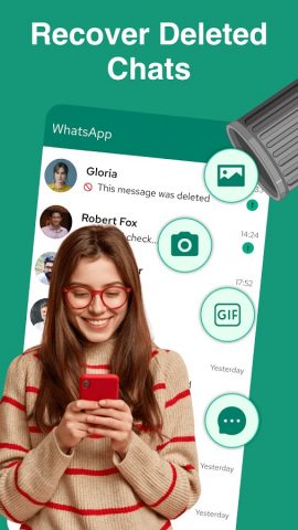 Recover Messages, Deleted Chat для Android — скриншот 2
