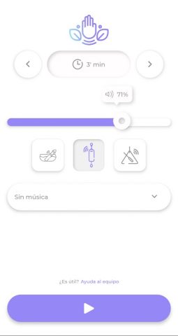 Reiki Sound — Timer для Android — скриншот 1