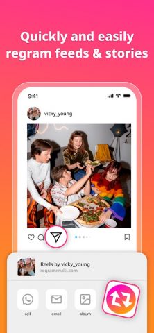 Repost AI — Add watermark для Android — скриншот 4