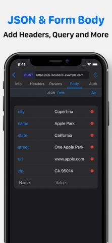 Rest – HTTP API Client для iOS — скриншот 2