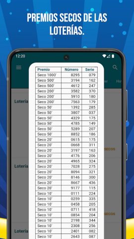 Resultado Loterías Colombia для Android — скриншот 4