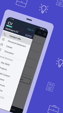 Resume Builder — CV Engineer для Android — скриншот 2