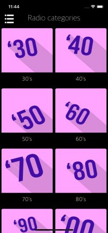 Ретро Музыка Радио Фм для iOS — скриншот 1