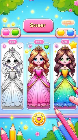 Рисунки : Игры Для Девочек для Android — скриншот 4