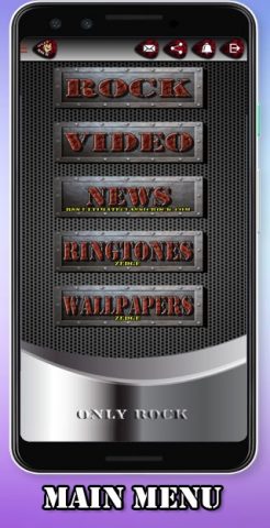 Rock Radio — Only Rock для Android — скриншот 1