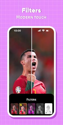 Soccer Ronaldo Wallpaper 2026 для Android — скриншот 2