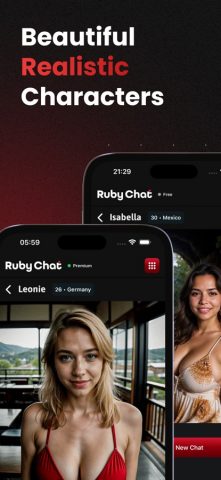 Ruby Chat: AI Girlfriend 18+ для iOS — скриншот 4