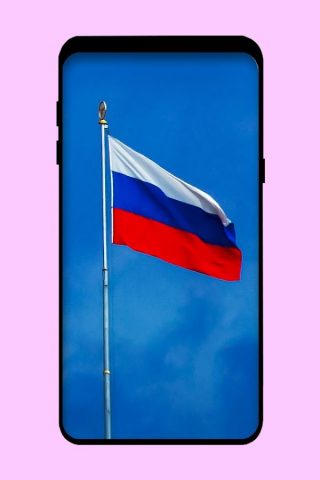 Russia Flag Wallpaper для Android — скриншот 1