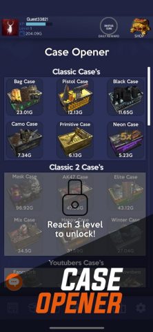 Rust Clicker — Skins Simulator для iOS — скриншот 1