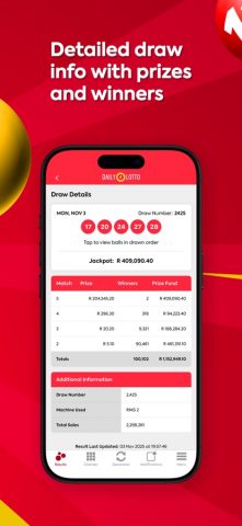SA Lottery Results для iOS — скриншот 3