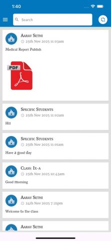 SCHOOL PARENT APP для iOS — скриншот 2
