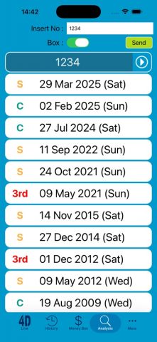 SG Live 4D для iOS — скриншот 5