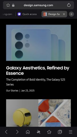 Samsung Internet Browser для Android — скриншот 3