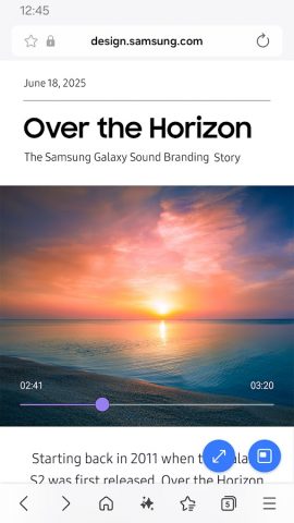 Samsung Internet Browser для Android — скриншот 4