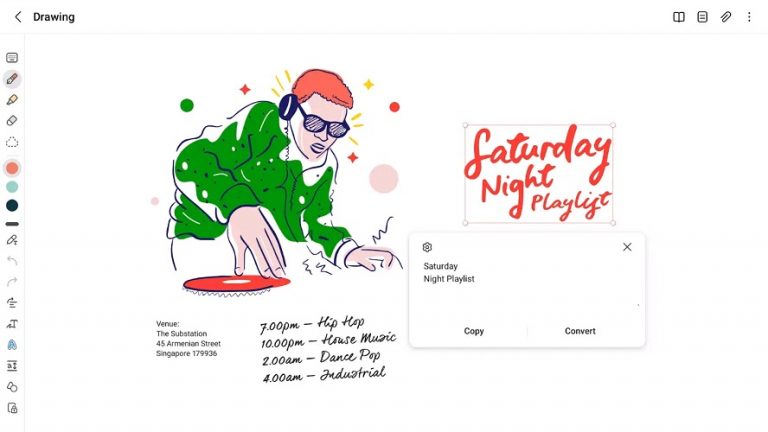 Samsung Notes for SAMSUNG IWB для Android — скриншот 2