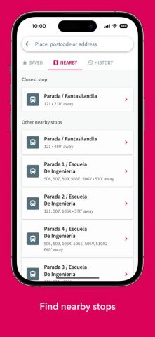Santiago Bus Checker для iOS — скриншот 1