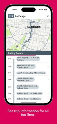 Santiago Bus Checker для iOS — скриншот 3