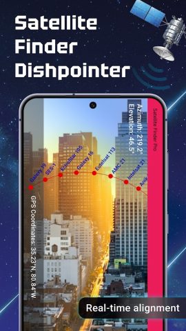 Satellite Finder (Dishpointer) для Android — скриншот 1