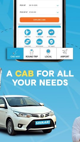 Savaari — Car Rental & Taxi для Android — скриншот 4