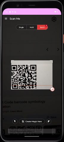 ScanMe — QR Code Scanner для Android — скриншот 1