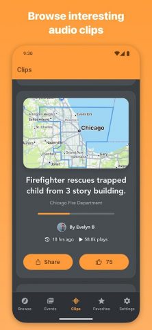 Scanner Radio — Police Scanner для Android — скриншот 2
