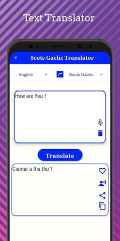 Scots Gaelic Translator для Android — скриншот 4