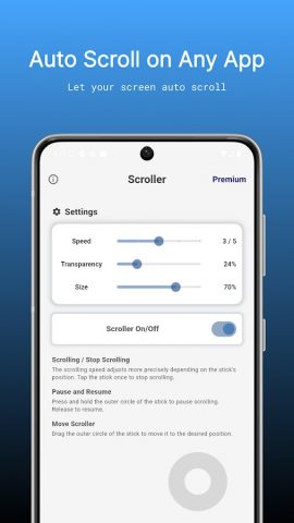 Auto Scroll — PDF & Web для Android — скриншот 1