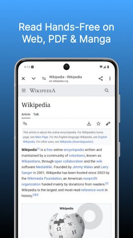 Auto Scroll — PDF & Web для Android — скриншот 2