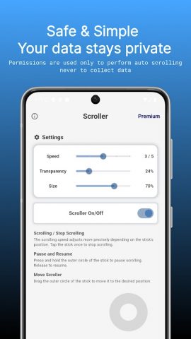 Auto Scroll — PDF & Web для Android — скриншот 3