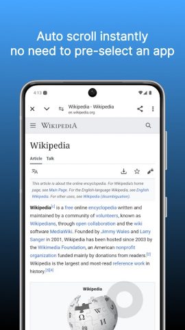 Auto Scroll — PDF & Web для Android — скриншот 4