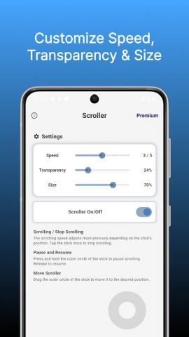 Auto Scroll — PDF & Web для Android — скриншот 5